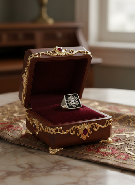 The LPSC sterling silver signet ring